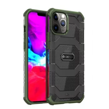 Schokbestendige hoes Devia Vanguard voor iPhone 12 mini, groen