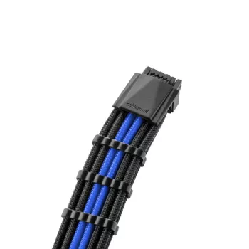 Stroomkabel CableMod PRO ModMesh 12VHPWR naar 8-pin PCIe, 45 cm, zwart/blauw