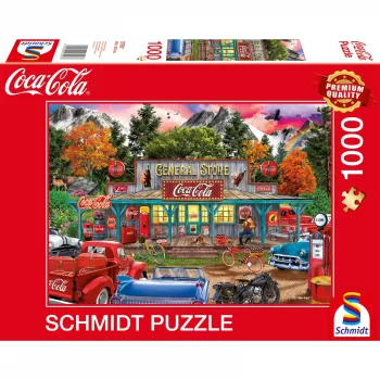 Puzzel Schmidt Spiele Coca-Cola Store 1000 stukjes 693x493 mm