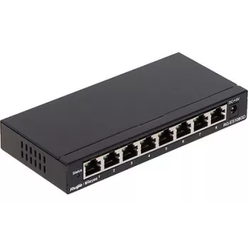 Ruijie Networks RG-ES108GD netwerk-switch unmanaged gigabit ethernet (10/100/1000) zwart