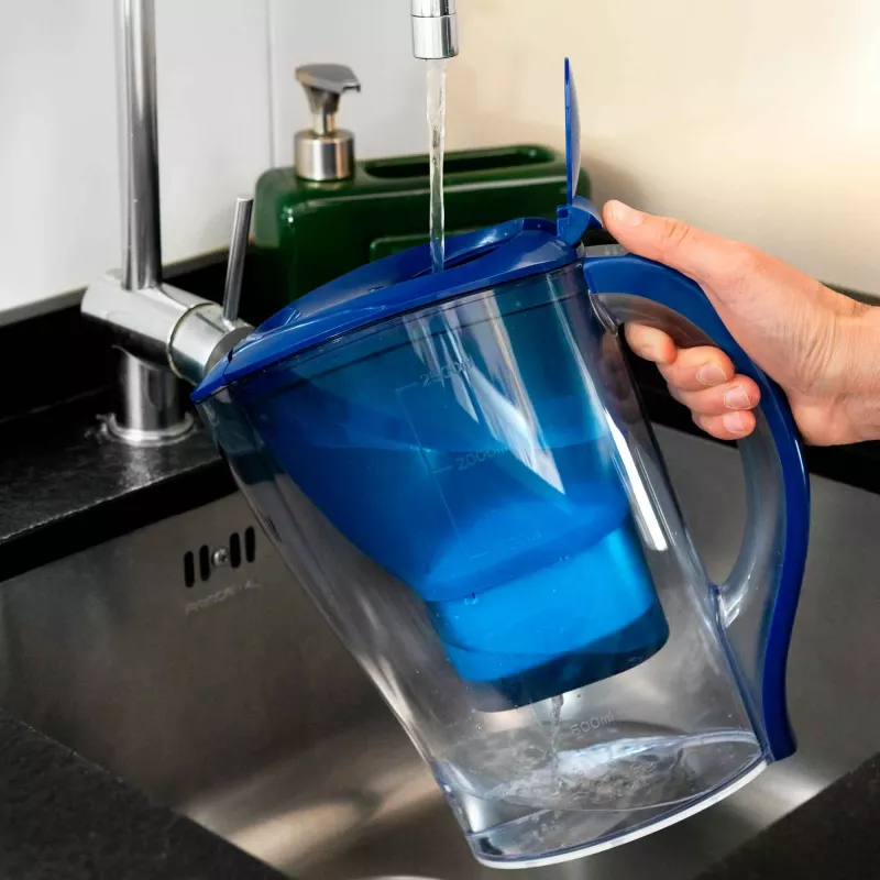 Waterfilterkan JATA HJAR1001 2,5 l blauw transparant