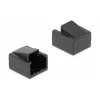 DeLOCK 86470 Stofkap voor RJ45-stekker, zwart, 10 stuks