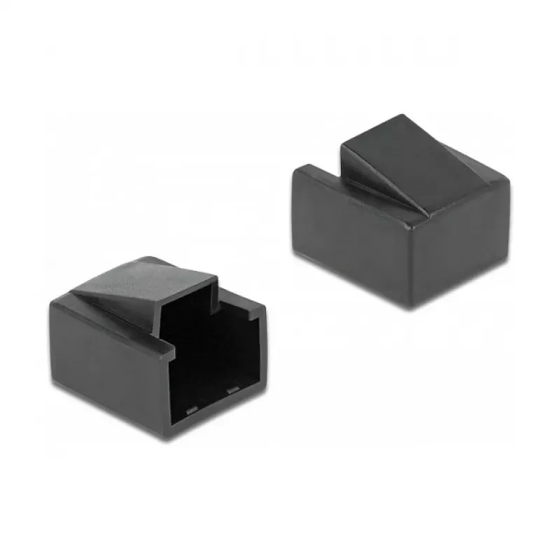 DeLOCK 86470 Stofkap voor RJ45-stekker, zwart, 10 stuks