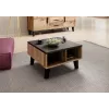 Cama LOTTA 60 salontafel Wotan-eiken/mat zwart