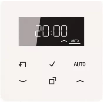 JUNG CD1750DWW timer standaard met display, echtglasfront