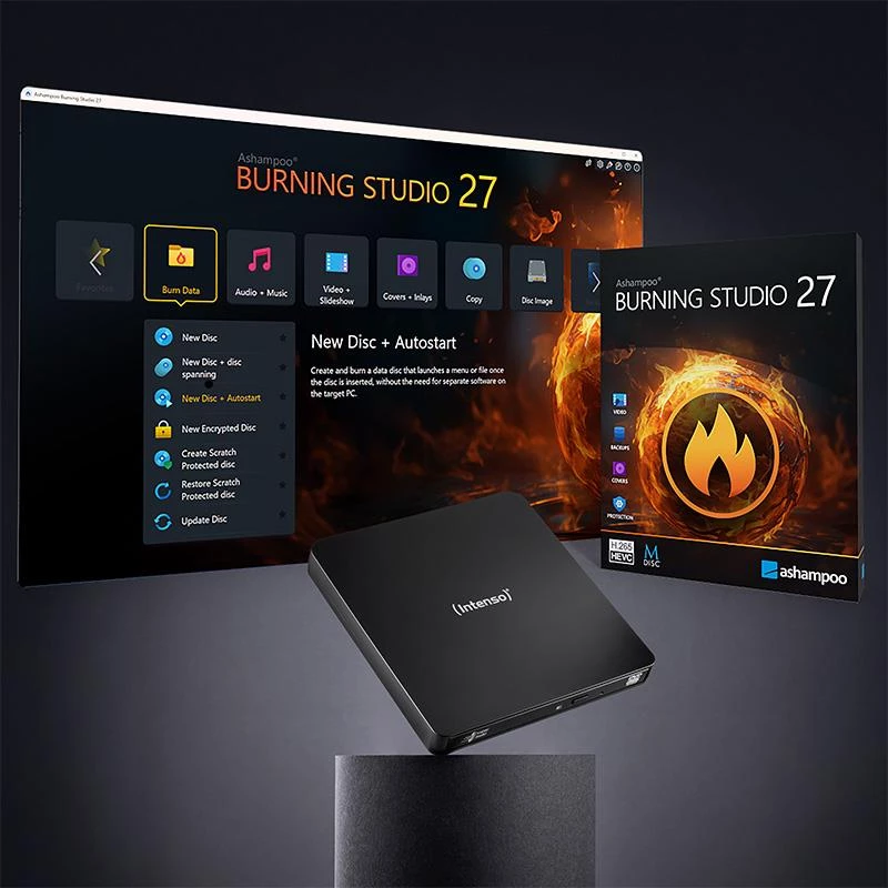 Dvd RW USB3.2 EXT/ZWART 5401400 Intenso