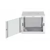 Wandgemonteerde 19-inch rackkast DIGITUS Dynamic-N DN-37106 — 9U, 600x600 mm, IP20, slot met sleutel
