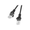Netwerkkabel LANBERG PCU5-10CC-0500-BK Cat5e U/UTP RJ-45 — 5 m, zwart, CCA-geleider