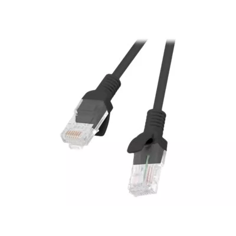 Netwerkkabel LANBERG PCU5-10CC-0500-BK Cat5e U/UTP RJ-45 — 5 m, zwart, CCA-geleider