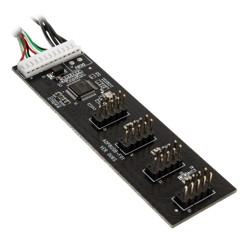 USB-hubkaart Kolink USB 2.0 met 60cm USB- en Molex-kabel