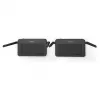 Draadloze HDMI-KVM-extender-set DIGITUS DS-55360 – zender & ontvanger, draadloos, 100 m, 4K/60 Hz, HDMI, USB-A/USB-C