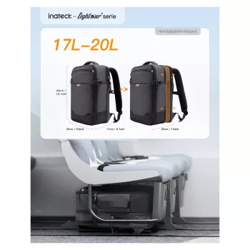 inateck notebookrugzak 14 BP03006-14 zwart