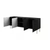 HOLE dressoir 190x40,5x74,5 cm matzwart