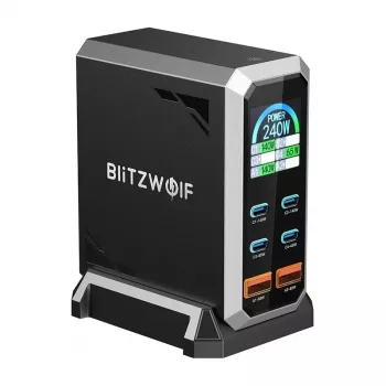 Blitzwolf BW-S31 2xUSB-A, 4xUSB-C, PD, 240W netlader