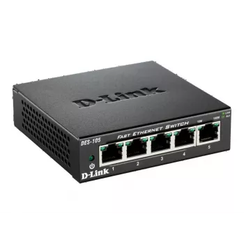 D-Link DES-105 unmanaged L2 zwart