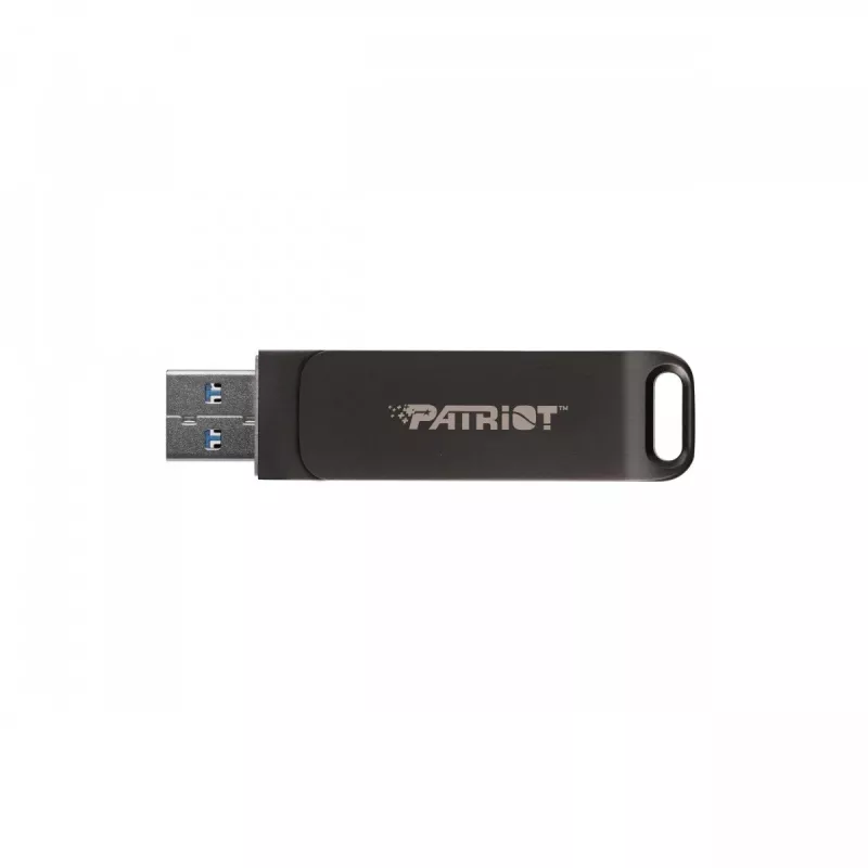 Flashdrive PATRIOT Rage R550 1TB 100 MB/S USB A+C Swivel Design (PE1TR550DSAD) Zwart