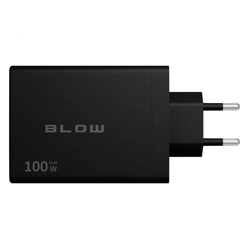 BLOW 4xUSB-C PD 100W GaN wandlader, zwart