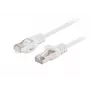 Lanberg PCF6-20CC-0025-W Cat.6 FTP patchkabel, 0,25 m, Wit, verpakking van 10