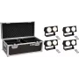 LED-lichtset EUROLITE CBB-2 COB WW 4× met draagtas