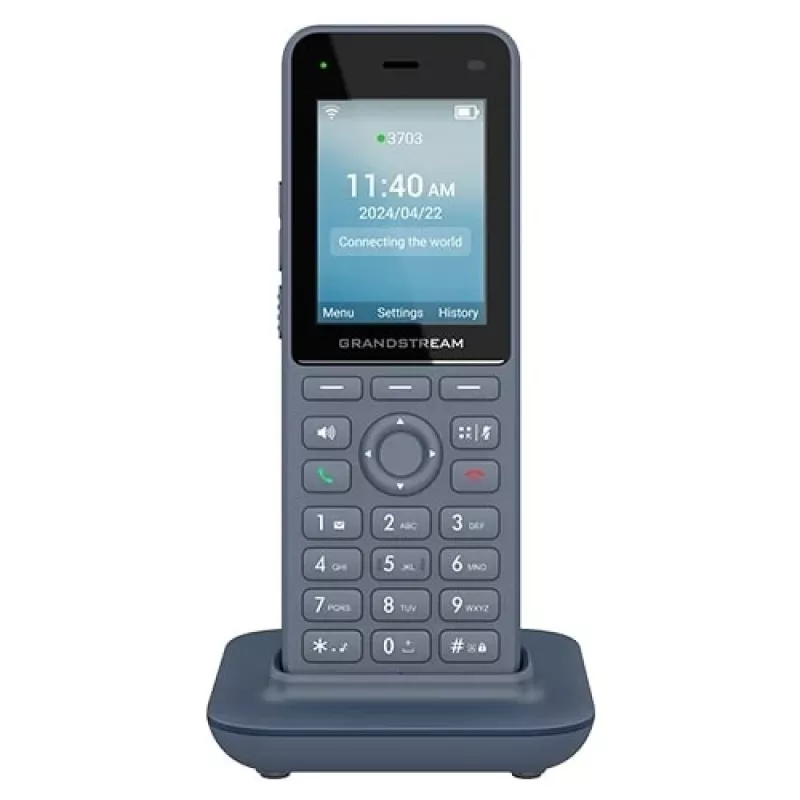 Grandstream Networks WP8256 IP-telefoon antraciet 3 lijnen LCD Wi-Fi