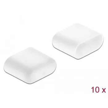 Stofkappen DeLOCK USB Type-C-stekker 10 stuks wit