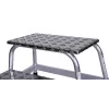 Opstapje Krause 805027, aluminium 2 treden, max. belasting 150 kg, 680 mm lengte, 41 cm hoogte