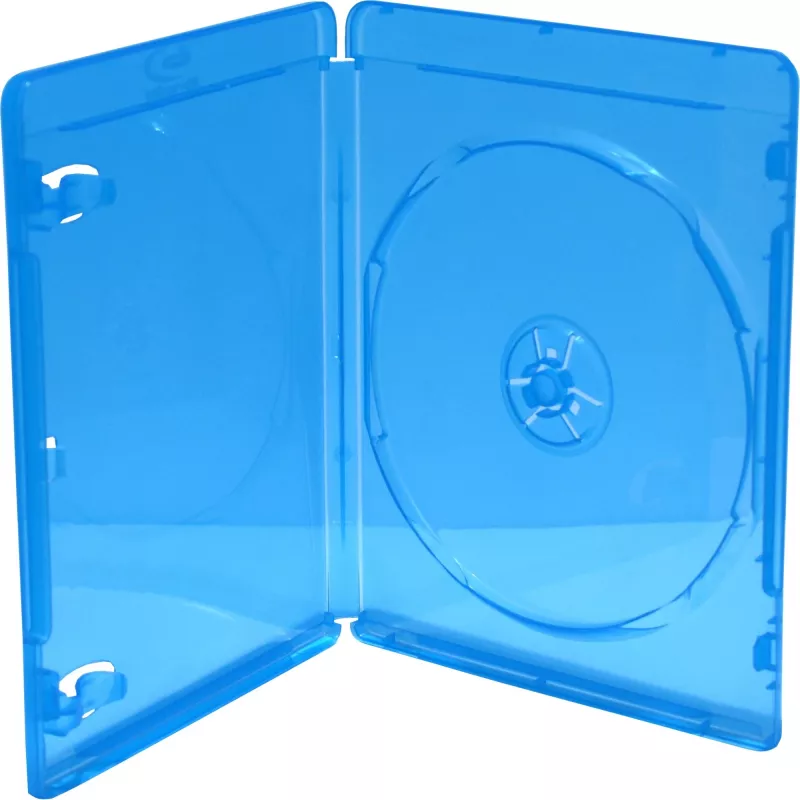 MediaRange BOX38 Blu-ray-videobox enkel, blauw, retailverpakking van 5