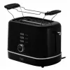 Adler AD 3224b toaster met broodjesrooster 7 bruiningsstanden zwart
