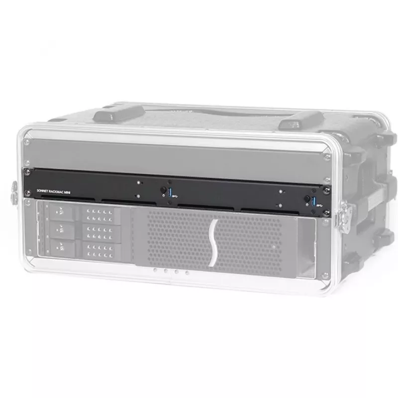 Montageset Sonnet RackMac mini 1U zwart