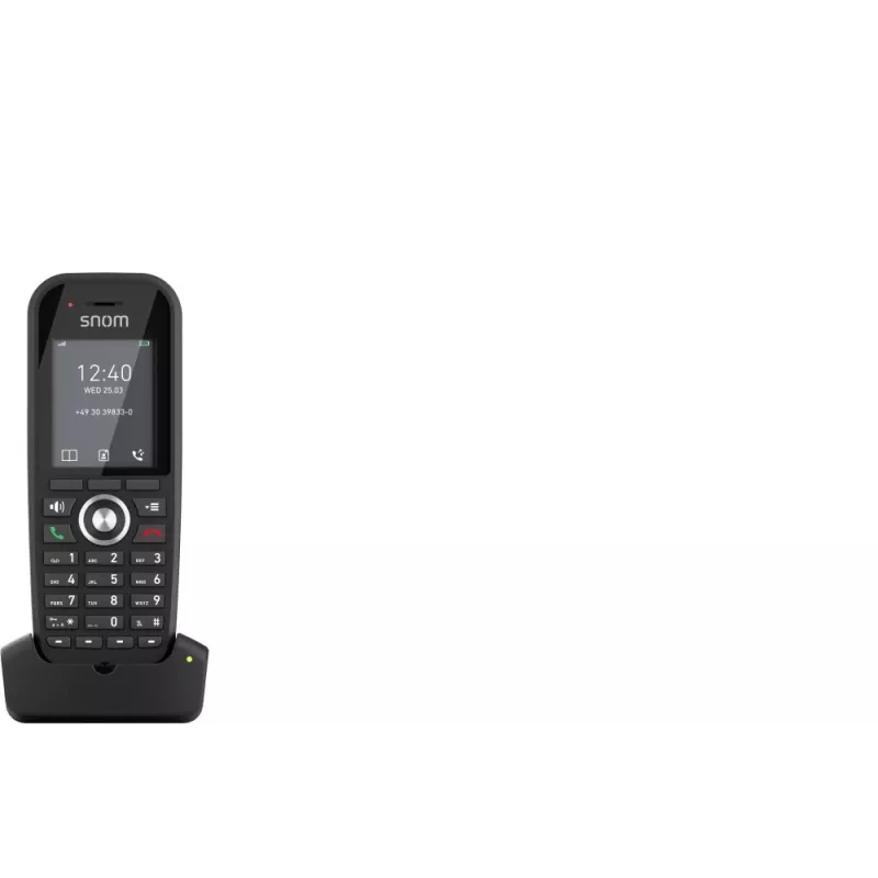 DECT-telefoon Snom M30 IP DECT handset draadloze handset zwart