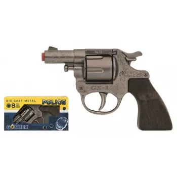 Pulio politierevolver klein, metaal 73/0