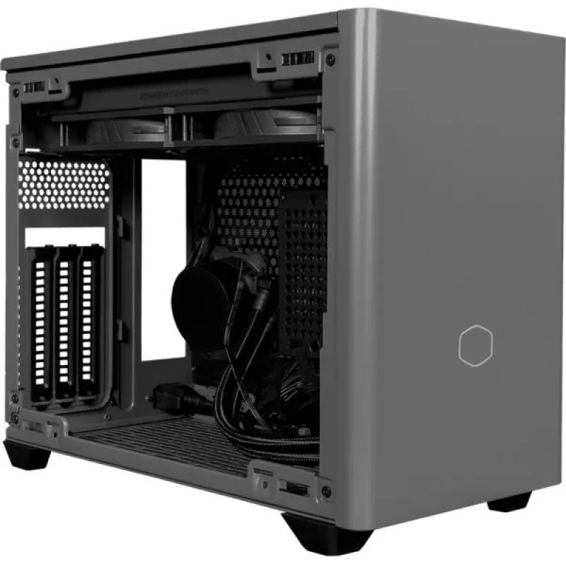 Cooler Master NR200P-MCNN85-SL0 MasterBox NR200P MAX zwart/grijs, Mini-ITX, USB 3.2 Gen 1, 2x 2.5