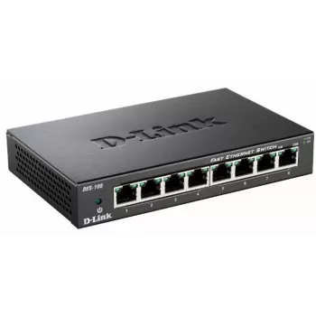 D-Link DES-108 zwart