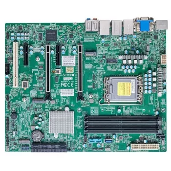 Supermicro - X13SAE-F - moederbord - ATX - LGA1700-socket - W680-chipset USB 3.2 Gen 1 USB 3.2 Gen 2 USB-C Gen 2x2 Gigabit-LAN 2,5-Gigabit-LAN onboard graphics HD-audio