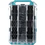 MAKTRAK organizer Flat M, gereedschapskoffer blauw/transparant, transparant deksel
