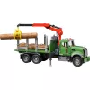 Houttransporter BRUDER MACK Granite met 3 stammen