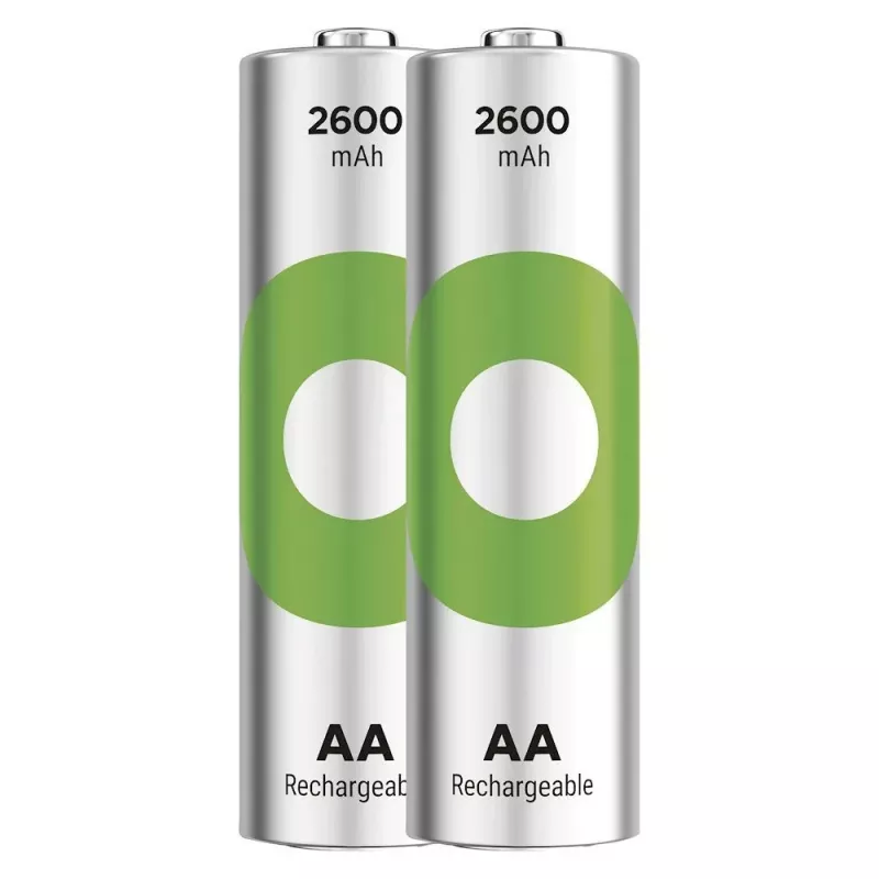 Batterijen R6/AA NI-MH 2 600mAh blister 2 stuks