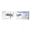 LogiLink tv-muurbeugel 50–90 inch kantel- en draaibaar tot 75 kg