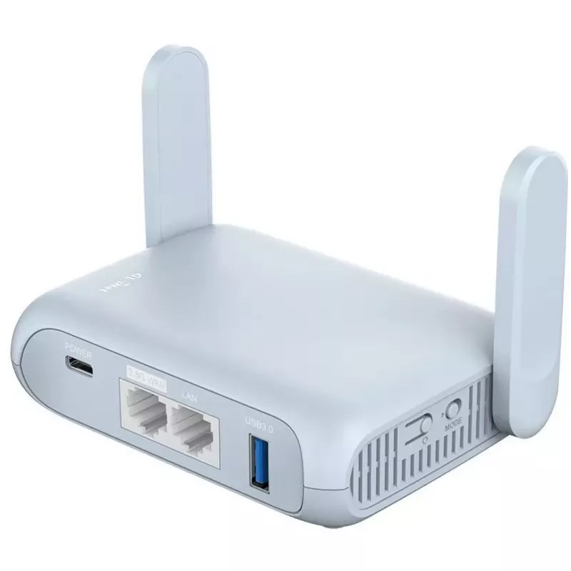 Draagbare router ALLNET GL-MT3000 draadloos AX 3000 Mbit/s – zakformaat voor thuis en onderweg