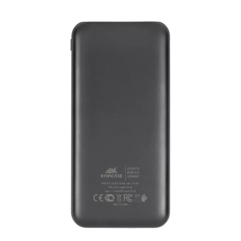 Powerbank USB 10000MAH/VA2031 zwart Rivacase