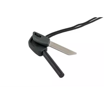 Wildo Fire-Flash Pro Large vonk-noodvuurstarter, ferrocerium, 76,2 mm, 29 g, zwart