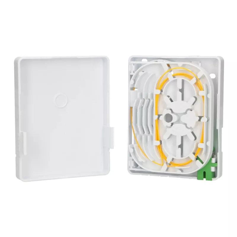 Extralink Olivia glasvezelbox, 2 lassen, met pigtail en SC/APC adapter
