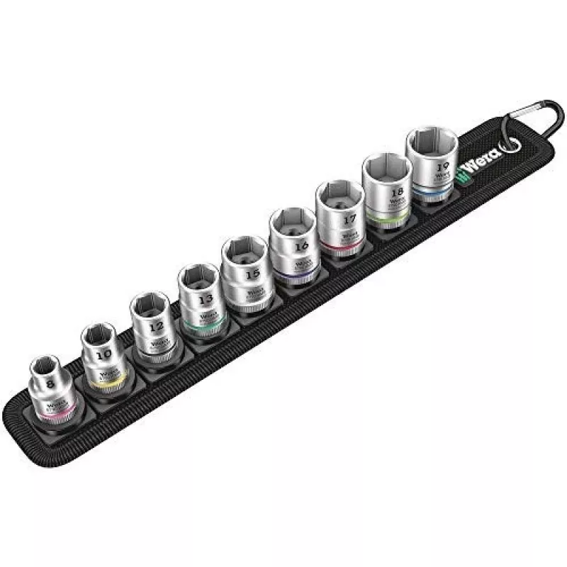 Dopsleutelset Wera Belt B 4 3/8 inch metrisch