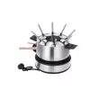 Severin FO 2471 fondue- en crêpecombinatie, zwart/roestvrij staal