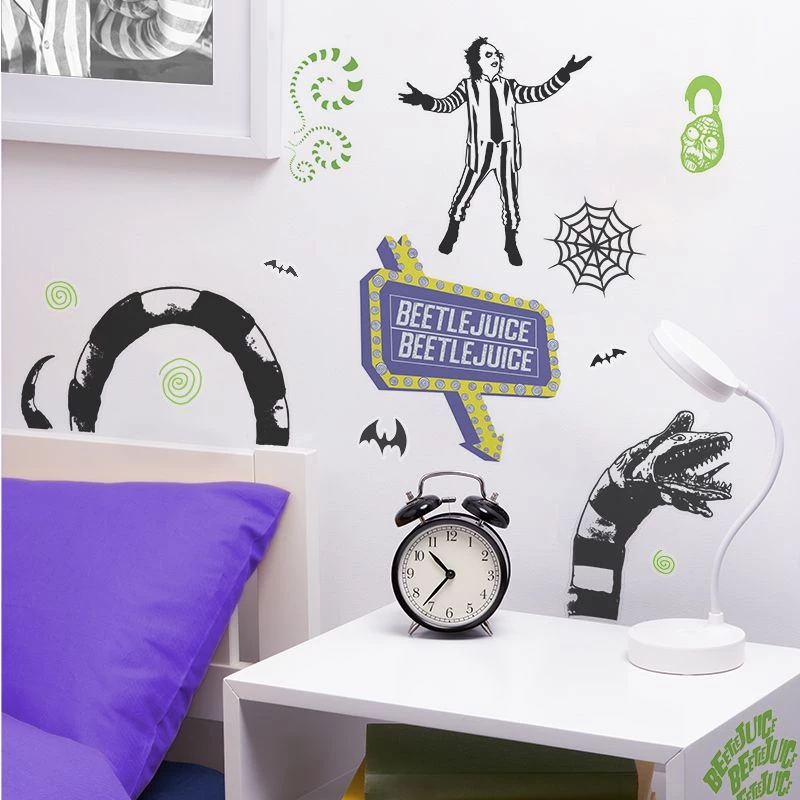Muursticker Paladone Beetlejuice design PP13439BJ – decoratieve muurstickerset