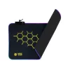 TRACER GameZone Hexy1 RGB muismat en toetsenbordmat, 80 x 30 x 0,4 cm, zwart