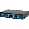ALLNET ALL-MC116SPV-VDSL2 point-to-point VDSL2-vectoring-bridgemodem, 2x PoE IEEE 802.3at-poorten, unmanaged, zwart
