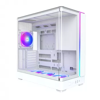Pc-behuizing Montech KING 45 PRO (W) — witte midi-tower voor Micro-ATX / Mini-ITX