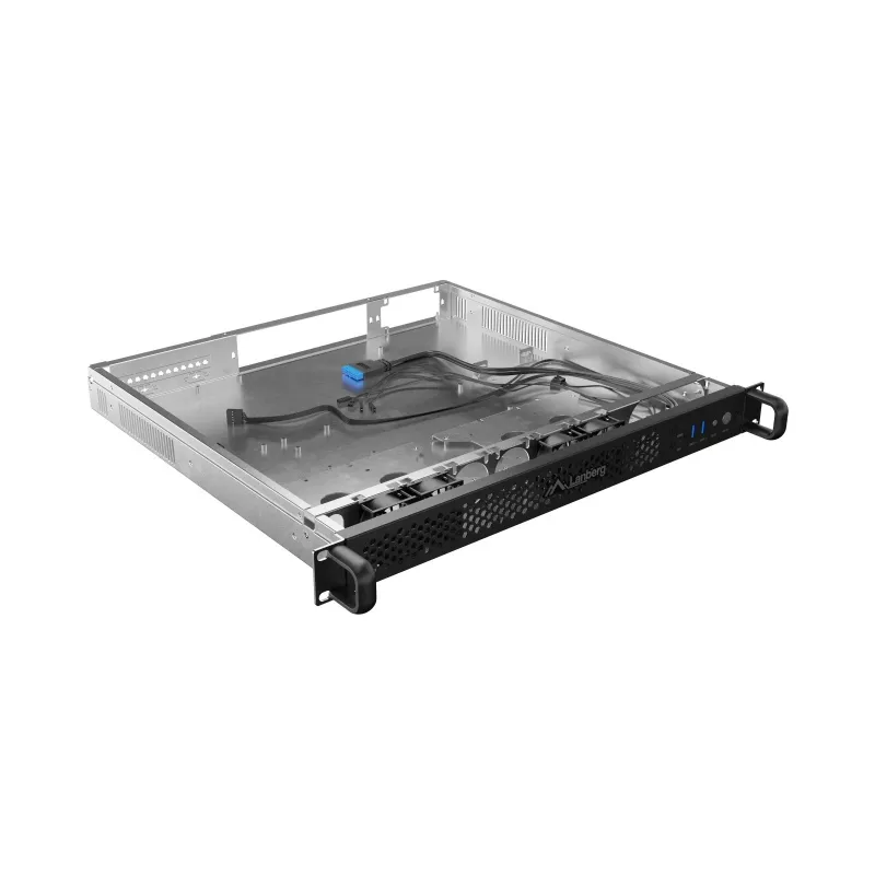 Rack-behuizing Lanberg SC01-4201-10B 1U zwart 4 ventilatoren