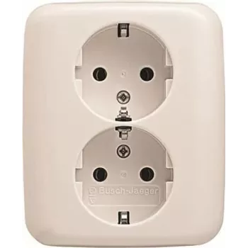 BUSCH JAEGER BJ 202 EUJ-214 202 EUJ-214 SCHUKO dubbel stopcontact